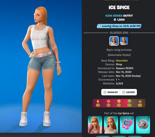 Fortnite: How to Get Ice Spice Cosmetics