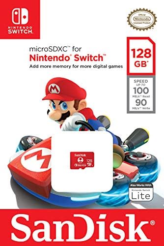 SanDisk 128GB microSDXC Card Licensed for Nintendo Switch