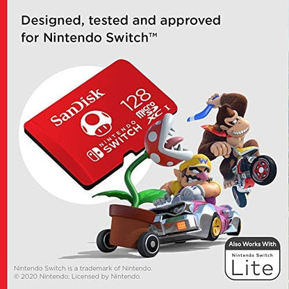 SanDisk 128GB microSDXC Card Licensed for Nintendo Switch