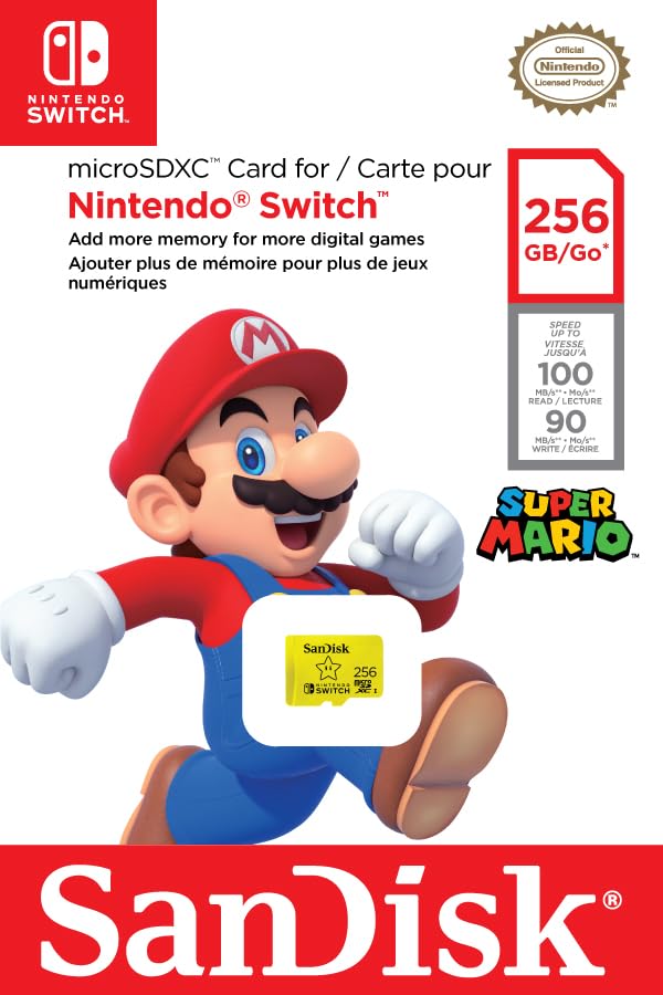 SanDisk 128GB microSDXC Card Licensed for Nintendo Switch