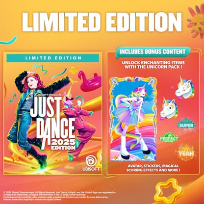 Just Dance 2025 Nintendo Switch Limited Edition Code In Box