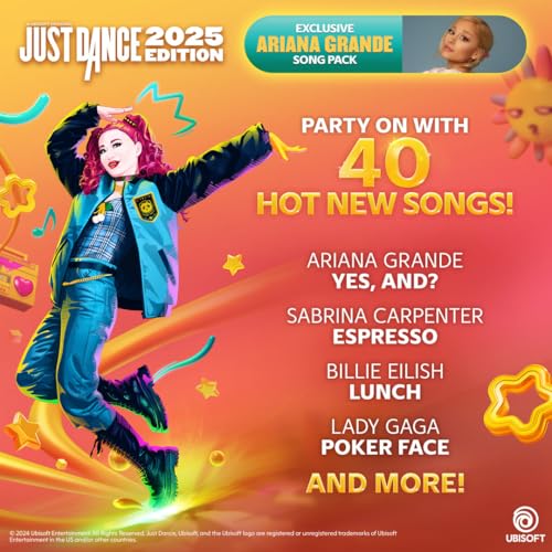 Just Dance 2025 Nintendo Switch Limited Edition Code In Box