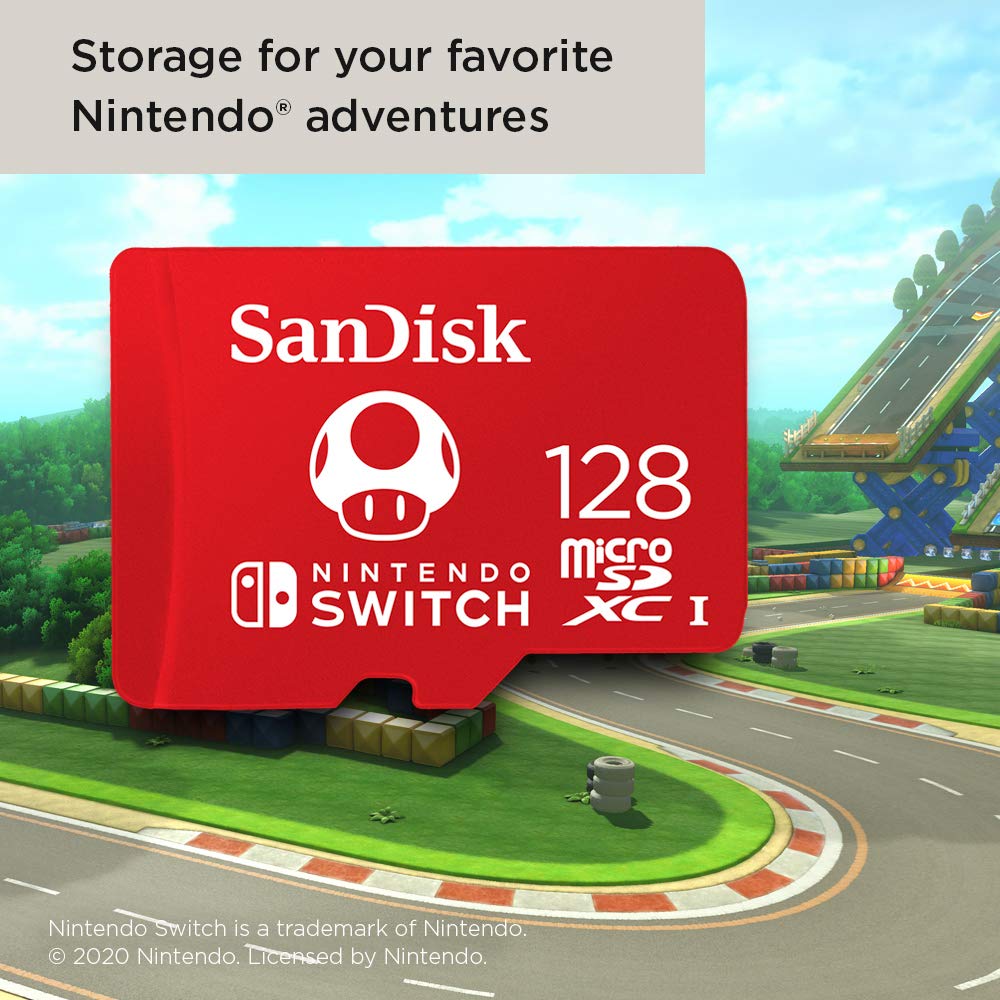 SanDisk 128GB microSDXC Card Licensed for Nintendo Switch