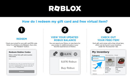 Roblox Digital Gift Code for Robux