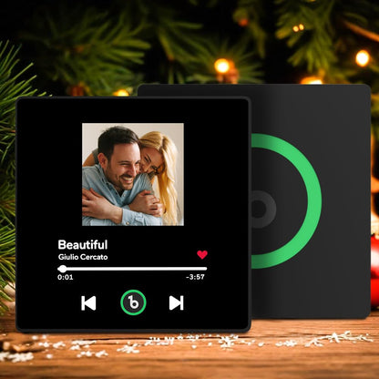 Spotify Fridge Magnet Plaque Plays Songs Shows Photo