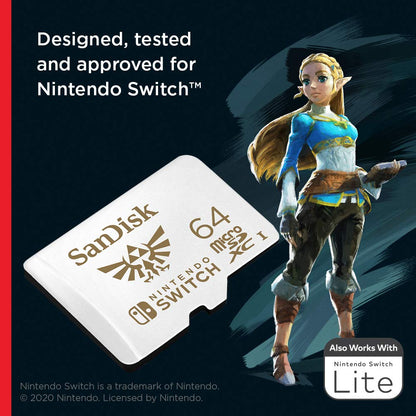 SanDisk 128GB microSDXC Card Licensed for Nintendo Switch