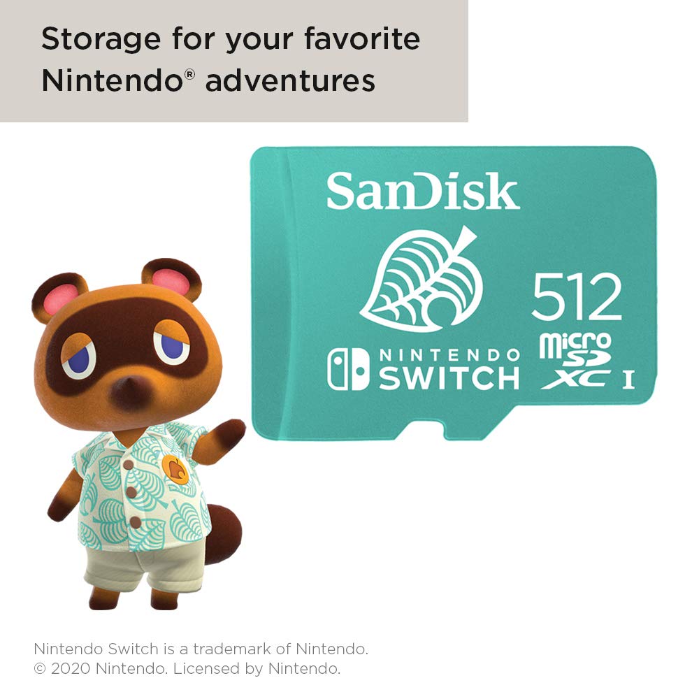 SanDisk 128GB microSDXC Card Licensed for Nintendo Switch