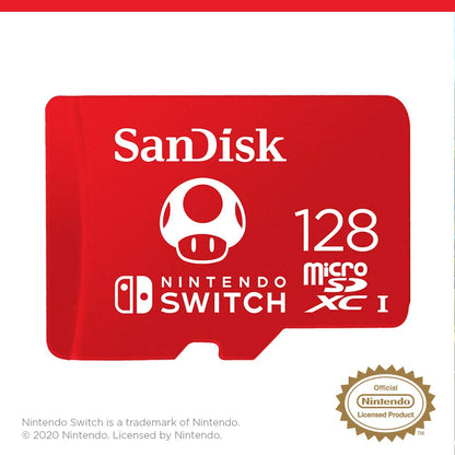 SanDisk 128GB microSDXC Card Licensed for Nintendo Switch