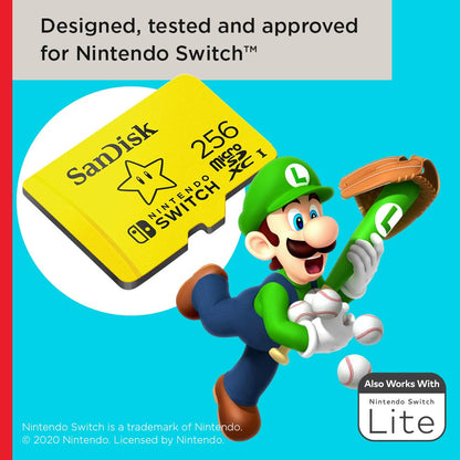 SanDisk 128GB microSDXC Card Licensed for Nintendo Switch