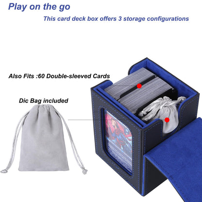 Card Deck Box for 100 Double Sleeved Cards