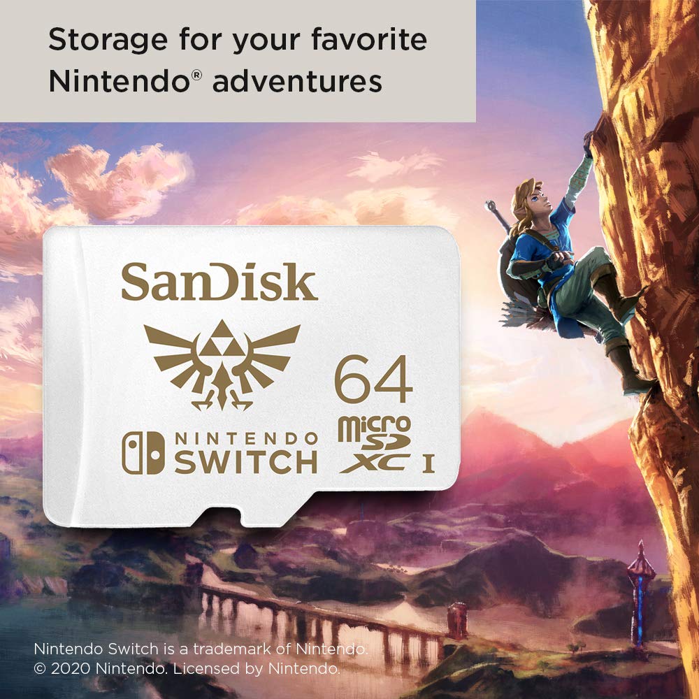 SanDisk 128GB microSDXC Card Licensed for Nintendo Switch