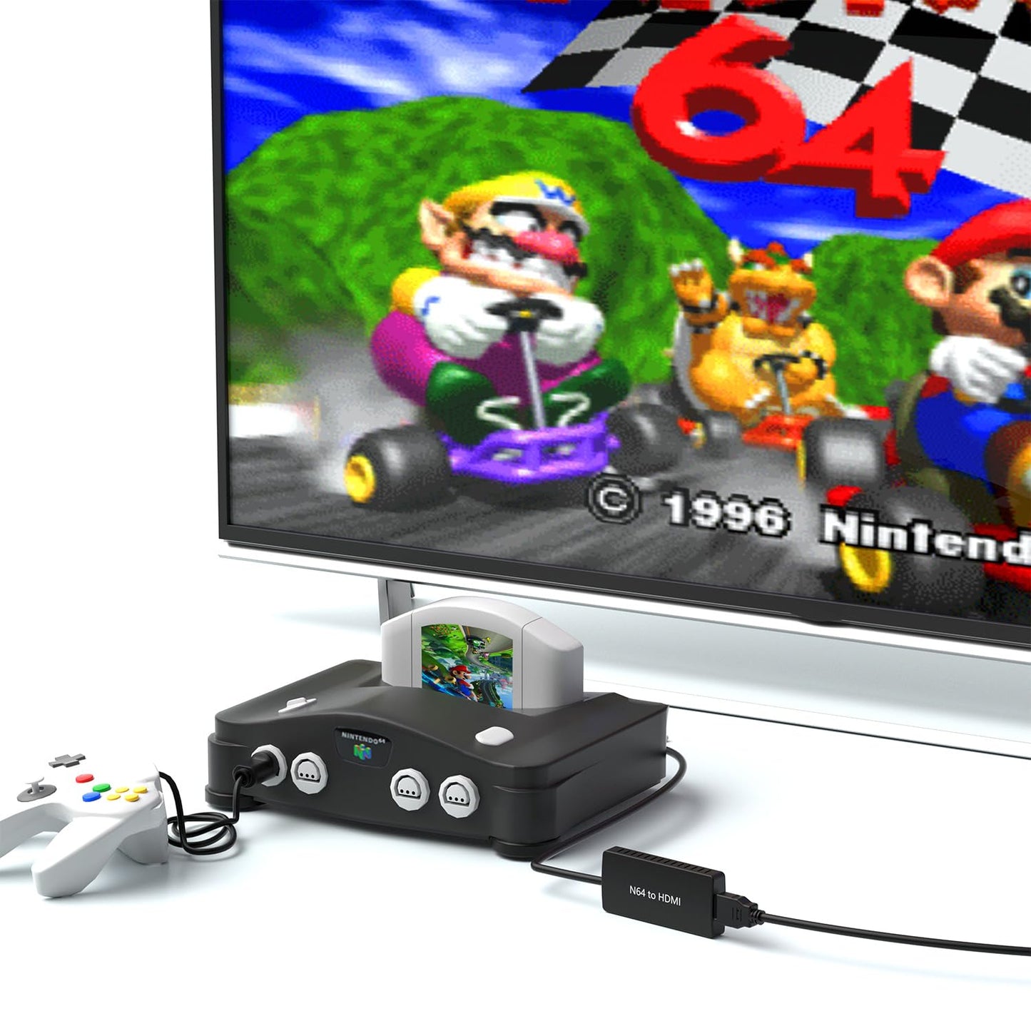 YDF N64 to HDMI Converter Adapter Plug and Play