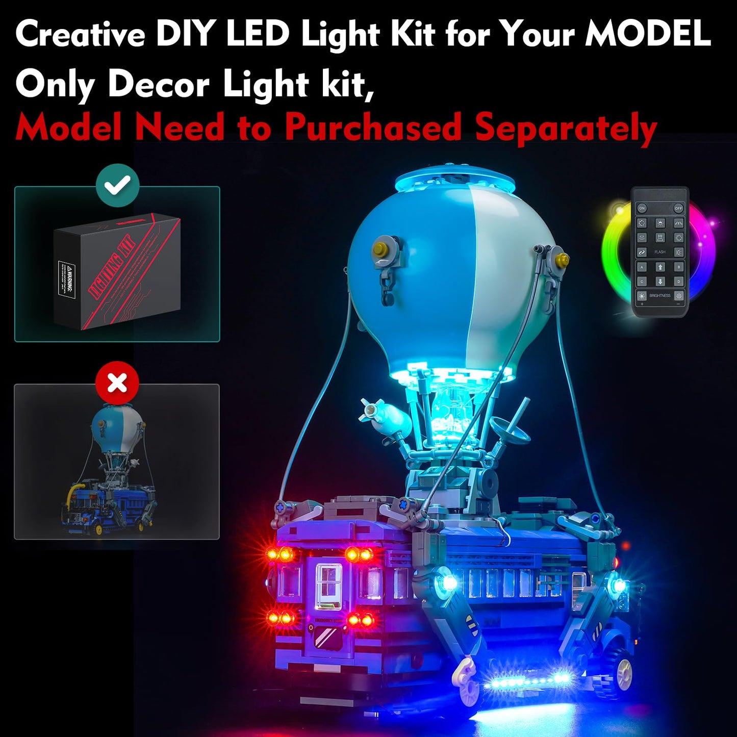 LEGO FORTNITE Battle Bus LED Light Kit