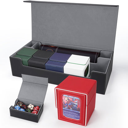 Card Deck Box for 100 Double Sleeved Cards