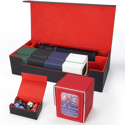 Card Deck Box for 100 Double Sleeved Cards