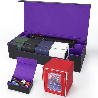 Card Deck Box for 100 Double Sleeved Cards