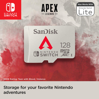 SanDisk 128GB microSDXC Card Licensed for Nintendo Switch